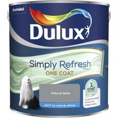 Dulux Simply Refresh One Coat Ceiling Paint, Wall Paint Natural Slate 2.5L
