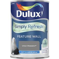 Dulux Ceiling Paints - Grey Dulux Simply Refresh Feature Ceiling Paint, Wall Paint Urban Obsession 1.25L