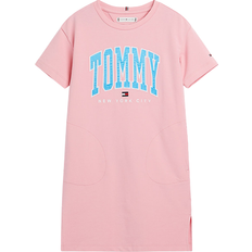 Tommy Hilfiger Varsity T-shirt Dress - Fresh Pink (KG0KG06447)