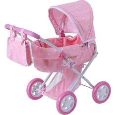 Twinkle Stars Deluxe Baby Doll Stroller Pram