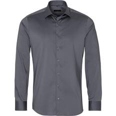 Polyamid Hemden Eterna Long Sleeve Shirt 3377 F170 - Grey/35 Silver