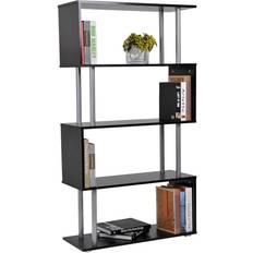 Homcom Modern S-Shaped Book Shelf 145.4cm