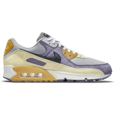 Men - Multicoloured Shoes Nike Air Max 90 M - Court Purple/Lemon Drop/Wolf Grey/Black