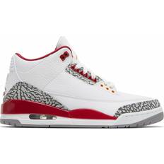 Curry 10 Nike Air Jordan 3 Retro M - White/Light Curry/Cardinal Red/Cement Grey