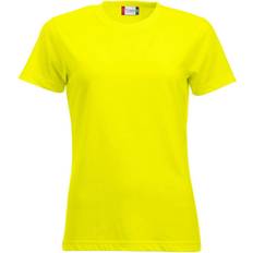 Gule T-skjorter Clique New Classic T-shirt W - Visibility Yellow