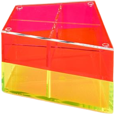 Neon Living Diamond Tower Jewellery Boxes - Yellow/Pink