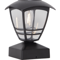 Battery-Powered Lamp Posts Star Trading Felix Black Lamp Post 7.5"