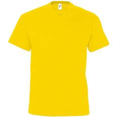 Sol's Mens Victory V Neck Short Sleeve T-shirt - Gold