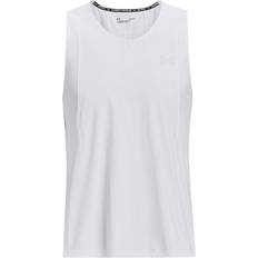 Laufen - Weiß Tanktops Under Armour Men's UA Iso-Chill Run Laser Tank - White/Reflective