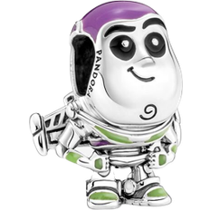 Pandora Svarta Berlocker & Hängen Pandora Disney Pixar Buzz Lightyear Charm - Silver/Multicolour