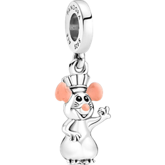 Pandora Black Charms & Pendants Pandora Disney Pixar Remy Dangle Charm - Silver/Pink/Black