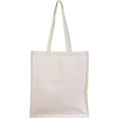 Blanco Bolsos de tela United Bag Long Handle Tote Bag - Natural