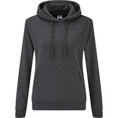 Fruit of the Loom Classic Lady Fit Hooded Sweatshirt - Dark Heather