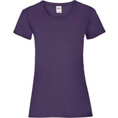 Fruit of the Loom Womens Valueweight Short Sleeve T-shirt 5-pack - Purple