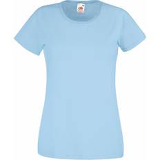 Fruit of the Loom Womens Valueweight Short Sleeve T-shirt 5-pack - Sky Blue