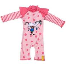 Jenter UV-drakter Swimpy Pippi UV Suit - Pink