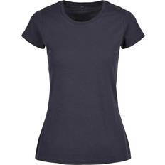 Build Your Brand Women's Basic T-shirt - Navy