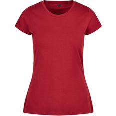 Build Your Brand Women's Basic T-shirt - Burgundy