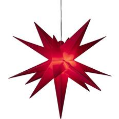 Blanc Chaud Étoiles de l'Avent Konstsmide 3-D Star Red Étoile de l'Avent 60cm