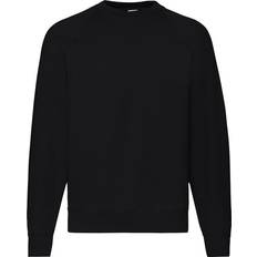 Fruit of the Loom Classic Raglan Sweatshirt - Black