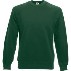 Fruit of the Loom Classic Raglan Sweatshirt - Bottle Green