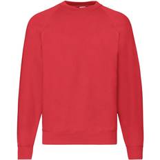 Fruit of the Loom Classic Raglan Sweatshirt - Red