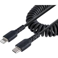 Kabeladaptere - Spiral Kabler StarTech Coiled USB-C-Lightning 1m