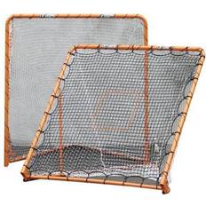 Soccer Goals EZGoal Lacrosse Folding Goal with Tilting Rebounder Net 6'x6'