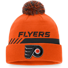 Fanatics Philadelphia Flyers Authentic Pro Team Locker Room Cuffed Knit Beanies with Pom Sr