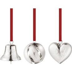 Georg Jensen Julesæt 2022 Décoration de Sapin de Noël 5.4cm 3pcs