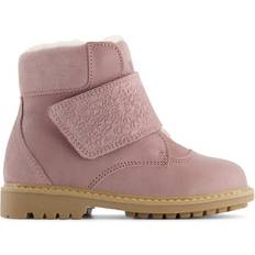 Wheat Sigge Print Velcro Boot - Rose