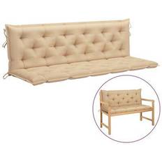 vidaXL Hammock Chair Cushions Beige (180x50cm)