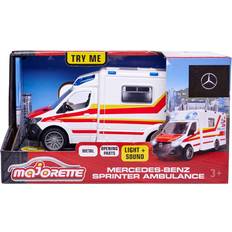 Sonido Vehículos de Emergencia Majorette Mercedes Benz Sprinter Ambulance 213712001