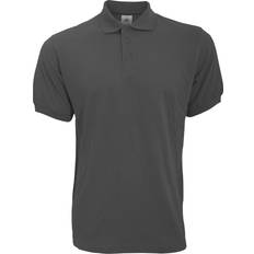 B&C Collection Safran Short-Sleeved Polo Shirt M - Dark Grey