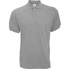 Viscose Polo Shirts B&C Collection Safran Short-Sleeved Polo Shirt M - Heather Grey