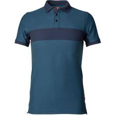 Ribbet Polotrøjer Fristads Kansas Evolve Poloshirt W - Steel Blue/Dark Navy