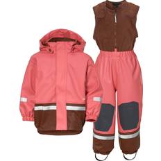 Rodillas Reforzadas Conjuntos de lluvia Didriksons Boardman Kid's Set - Peach Rose (504454-509)