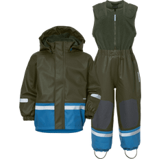 Rodillas Reforzadas Conjuntos de lluvia Didriksons Boardman Kid's Set - Deep Green (504454-300)