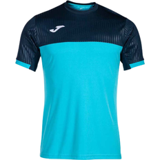 Joma Short Sleeve Man Montreal - Fluorescent Turquoise/Navy Blue