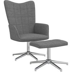 vidaXL 62x68x98cm with Footstool Armchair 98cm