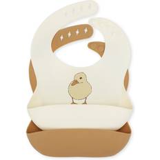 Konges Sløjd Lätzchen Konges Sløjd Silicone Bib 2 pack Duckling