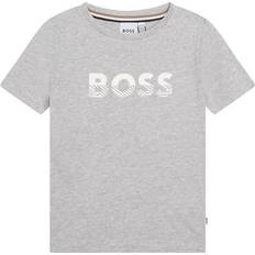 HUGO BOSS Børnetøj HUGO BOSS Manches Courtes T-shirt - Gris Chine (J25M00-A32)