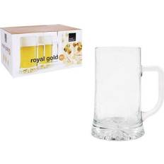 Mit Griff Biergläser Royal Leerdam Gold Bierglas 50cl 6Stk.