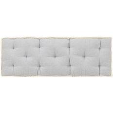 vidaXL 120x40x7cm Cojín de silla Gris (120x40cm)