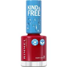 Rimmel Kind & Free Clean Plant Based Nail Polish #156 Poppy Pop Red