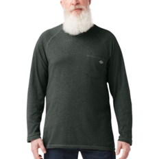 Dickies Cooling Long Sleeve T-shirt M - Hunter Green Heather