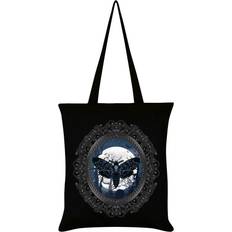 Grindstore Death Moon Moth Tote Bag - Black