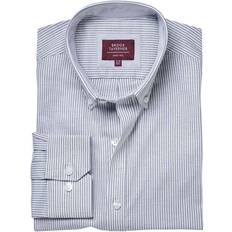 Brook Taverner Mens Lawrence Formal Shirt - Sliver Grey Stripe