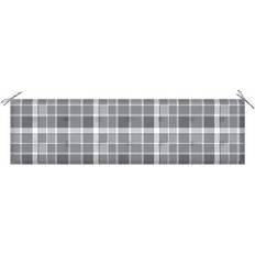 vidaXL 180x50x4cm Stolehynde Grå, Multifarve (180x50cm)