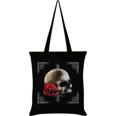 Grindstore Cranial Rose Tote Bag - Black